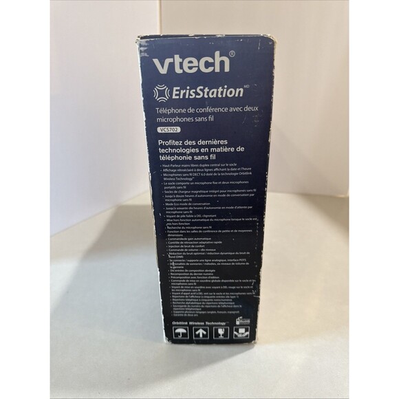 VTech ErisStation VCS702 Conference Phone w/ 2 Wireless Mics – Boxed - Picture 4 of 4